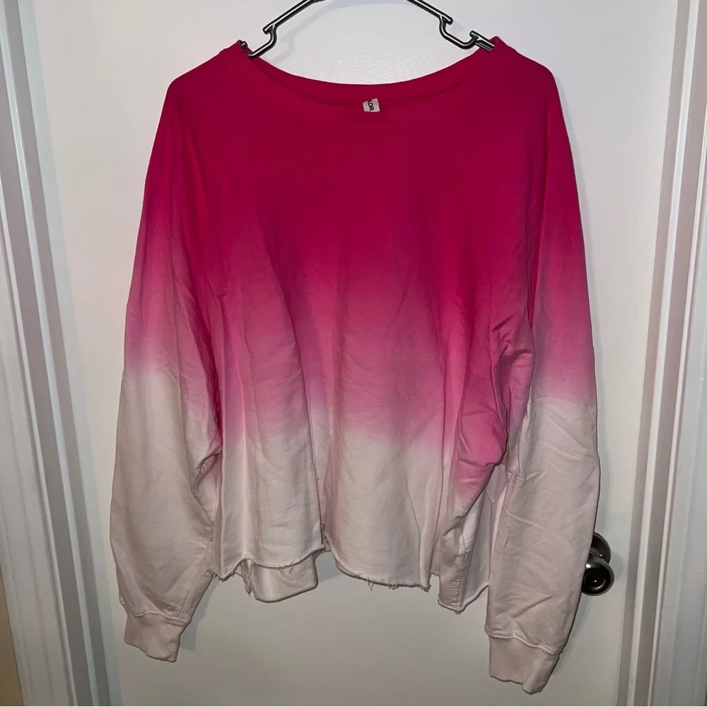 🍀4 for 25🍀 Color Alien | Pink Ombré Tie Dye Lounge Set - Picture 2 of 11